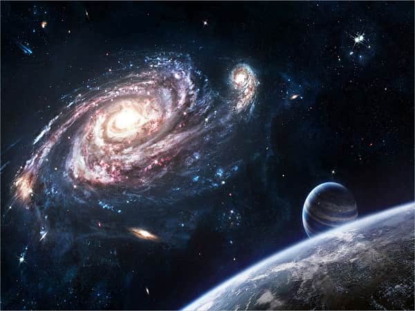 Vũ trụ với thiên hà cái nào lớn hơn?